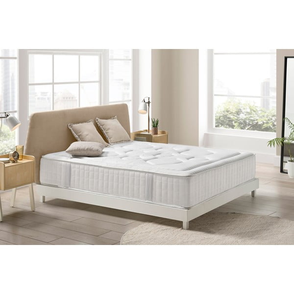 Tvrdý/stredne tvrdý penový matrac 140x190 cm Tempus Premier – Moonia-image-1