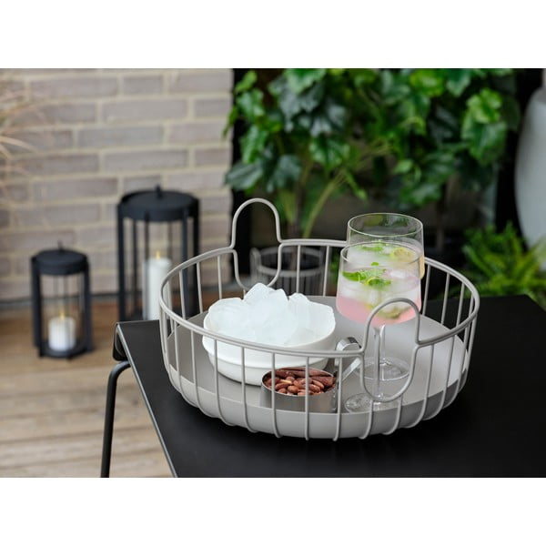 Drôtený kovový košík ø 38x18 cm Inu – Zone-image-1