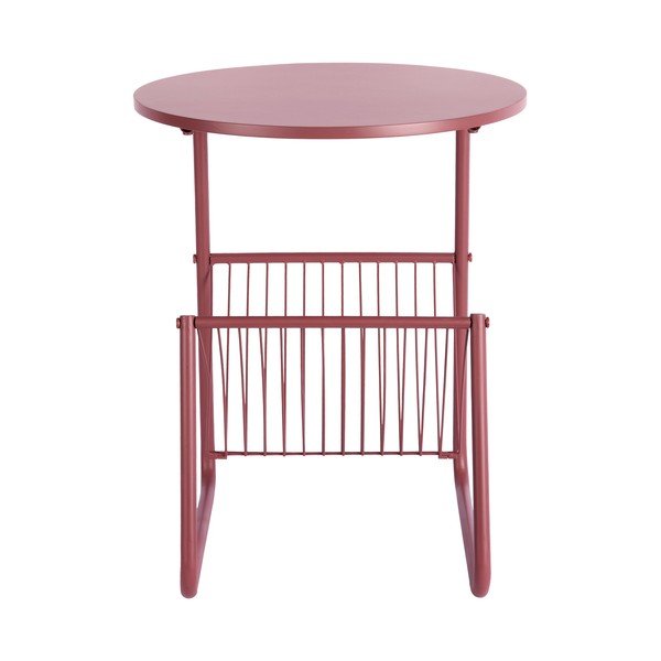 Kovový okrúhly odkladací stolík ø 40 cm Riqueza Revista – Leitmotiv-image-4