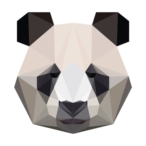 Samolepka Ambiance Origami Panda-image-2