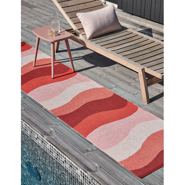 Červený vnútorný a vonkajší koberec 70x100 cm Urvi Fire – Pappelina-image-4