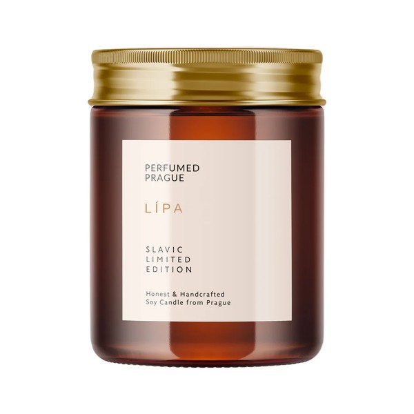 Vonná sójová sviečka Slavic Edition: #88 Linden, Moss, Hibiscus – Perfumed Prague