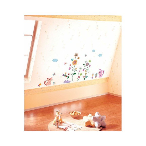 Samolepka Ambiance Colorful animals and tree-image-2