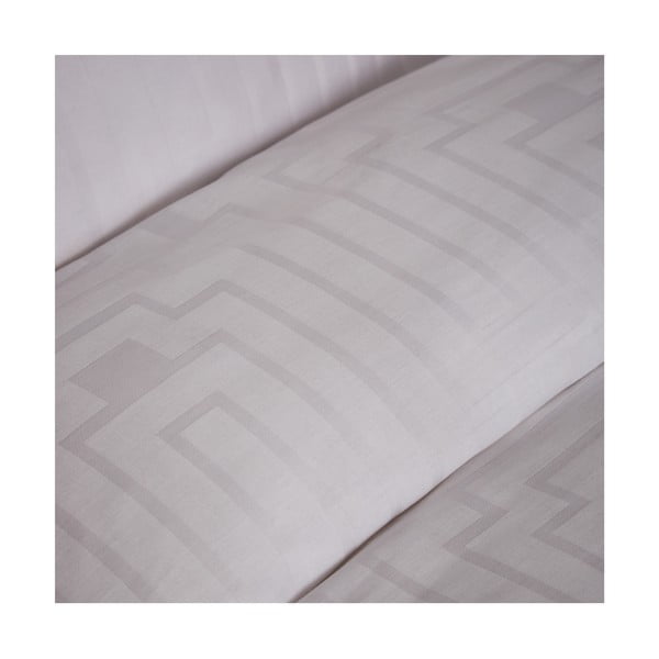 Biele obliečky na jednolôžko z bavlneného saténu 135x200 cm - Bianca-image-3