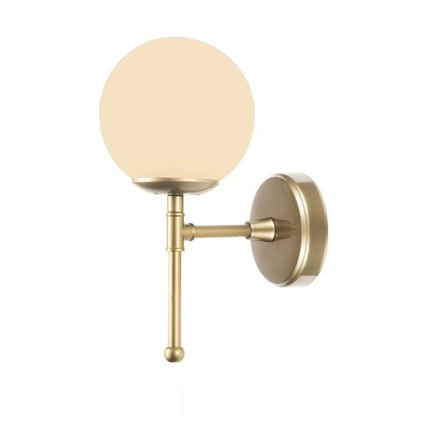 Nástenné svietidlo v zlatej farbe Squid Lighting Kruva, výška 35 cm