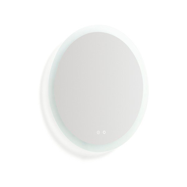 Nástenné zrkadlo s osvetlením ø 60 cm Mervi – Kave Home-image-2