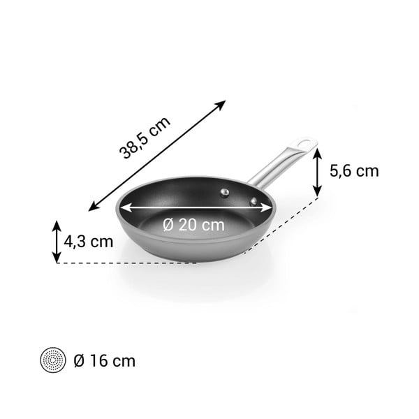 Hliníková panvica s nepriľnavým povrchom ø 20 cm GrandChef+ – Tescoma-image-1