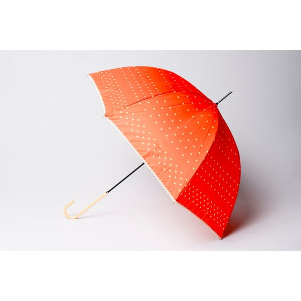 Bodkovaný dáždnik Dots, oranžový