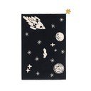 Čierny prateľný ručne tkaný detský koberec s prímesou bavlny 140x200 cm Alfombra Lavable Universe – Lorena Canals