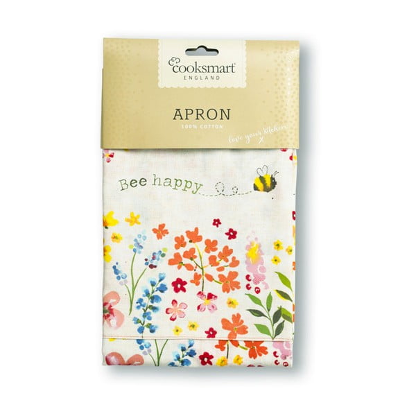 Kuchynská zástera z bavlny Cooksmart ® Be Happy-image-2