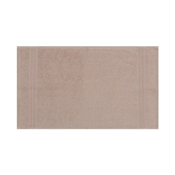 Sada 6 béžových uterákov do kúpeľni, 50 x 30 cm-image-3