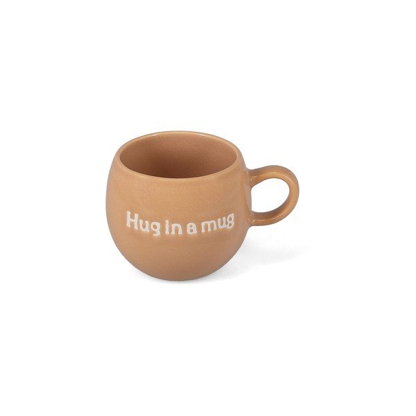 Hnedý kameninový hrnček 420 ml Muggies – Salt&Pepper-image-3