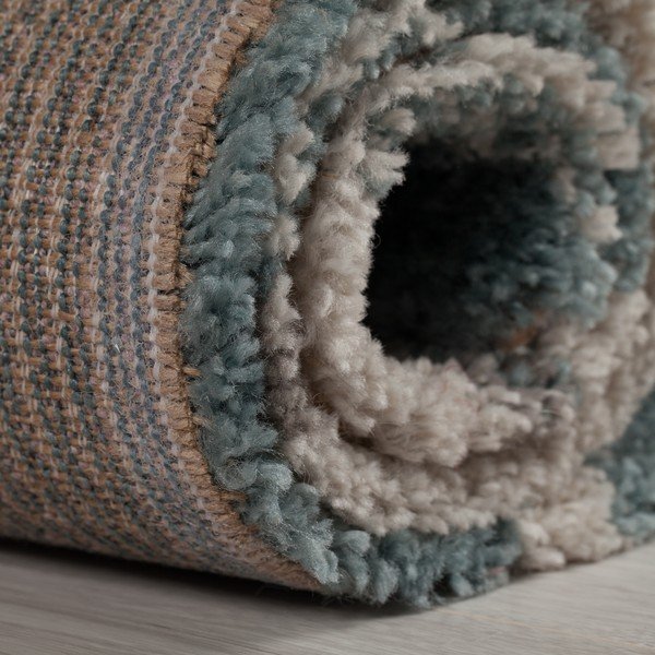 Sivo-modrý koberec Flair Rugs Nuru, 60 x 230 cm-image-3