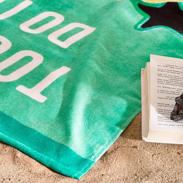 Zelená bavlnená plážová osuška 76x160 cm Toucan Do It – Catherine Lansfield-image-2