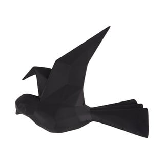 Čierny nástenný vešiak v tvare vtáčika PT LIVING, šírka 19 cm