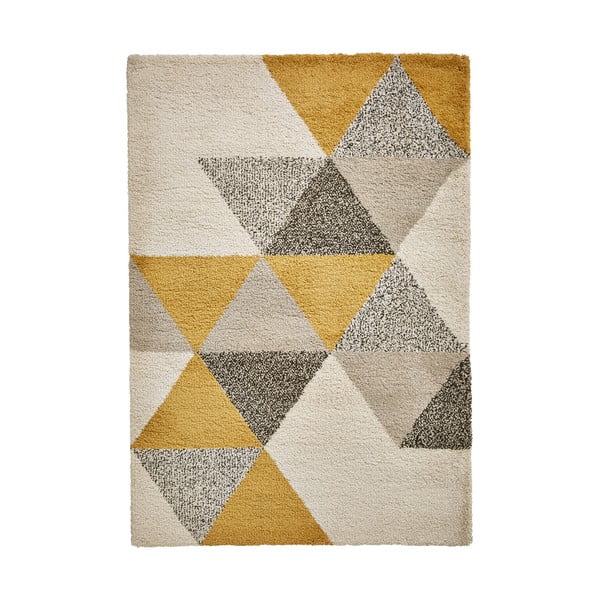 Žltobéžový koberec Think Rugs Royal Nomadic, 120 x 170 cm