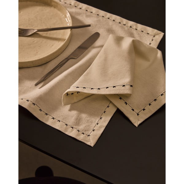 Textilné obrúsky v súprave 2 ks 35x35 cm Olim – Kave Home-image-1