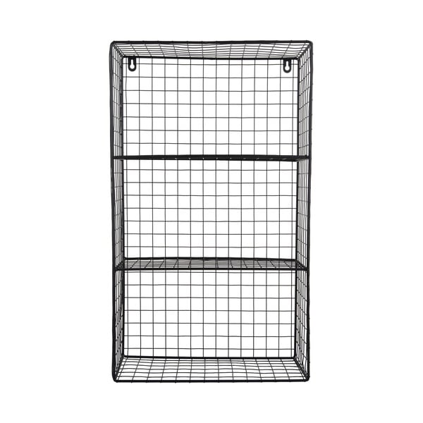 Čierna poschodová oceľová polica 60 cm Reja – PT LIVING