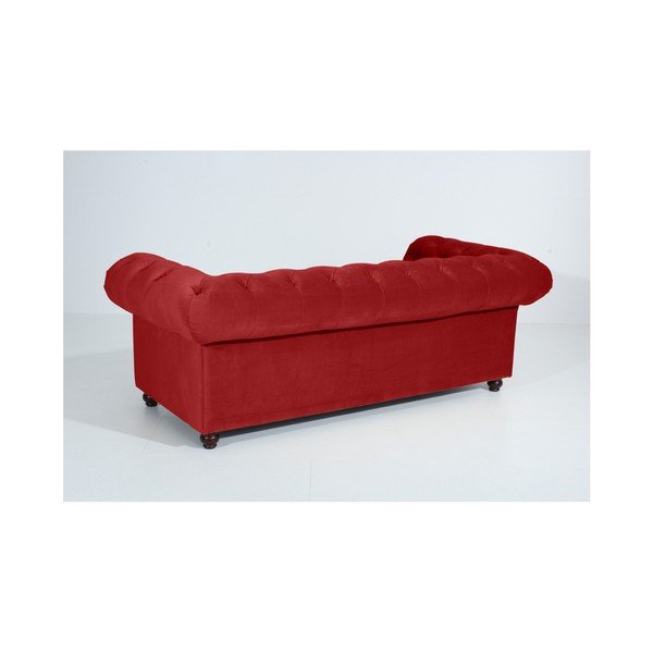 Tehlovočervená pohovka Max Winzer Orleans Velvet, 216 cm-image-2