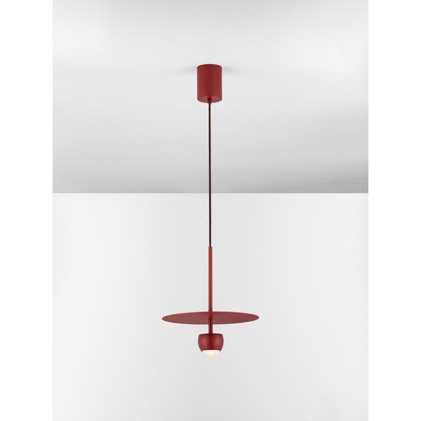 Červené hliníkové LED závesné svietidlo ø 30 cm Edem – Nova Luce-image-4