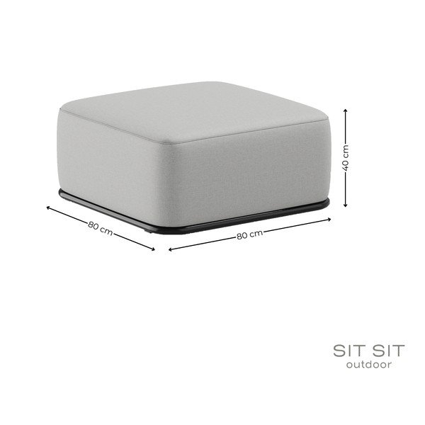 Svetlosivá záhradná podnožka Straw – Sit Sit-image-4