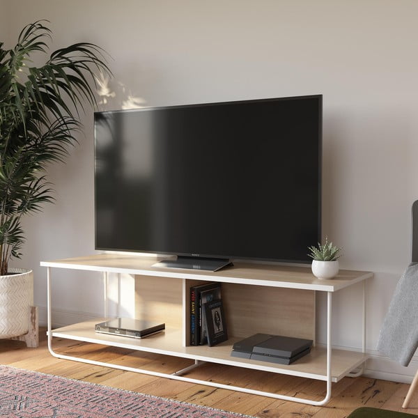 TV stolík v dekore brezy 153x48 cm Dante - Queer Eye-image-1