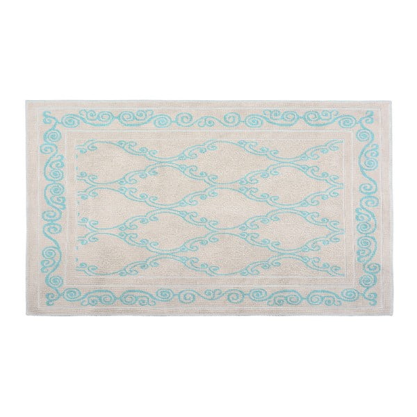 Bavlnený koberec Gina 120x180 cm, tyrkysový