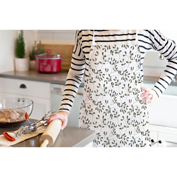 Bavlnená zástera Santa Likes Mistletoe – Butter Kings-image-1