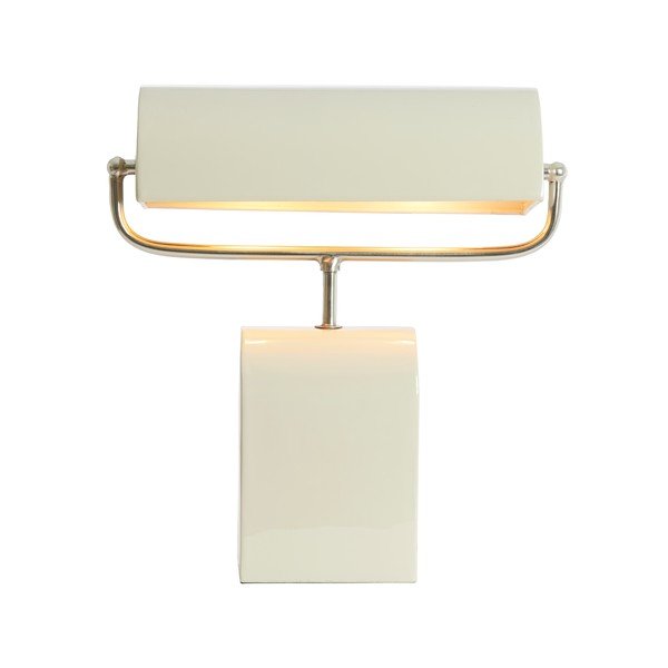 Krémovobiela kovová stolová lampa (výška  38 cm) Cardona – Light & Living-image-1