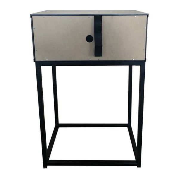 Čierny nočný stolík Actona Mitra, 40 x 30 cm-image-3