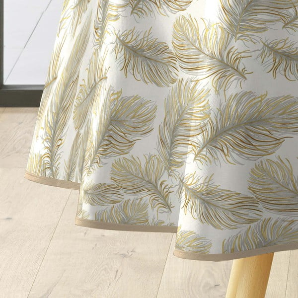 Umývateľný obrus ø 160 cm Plumina – douceur d'intérieur-image-3