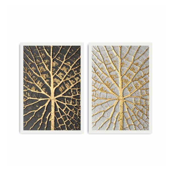 Dvojdielny obraz Home Leaves, 72 × 50 cm