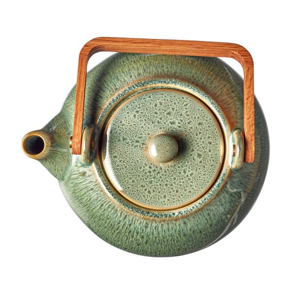 Zelená keramická kanvica na čaj so sitkom 1,2 l Gastro Green – Bitz-image-4