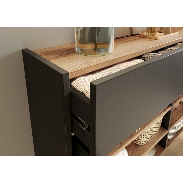 Antracitovosivá/v prírodnej farbe predsieňová zostava Ameca – Germania-image-4