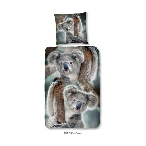 Detské posteľné obliečky z bavlny Good Morning Koala, 140 × 200 cm