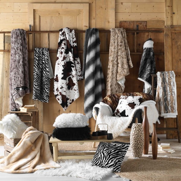 Biela deka z umelej kožušiny 125x150 cm Mouton – douceur d'intérieur-image-4