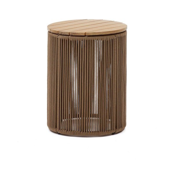 Okrúhly záhradný odkladací stolík ø 40 cm Mesa – Kave Home