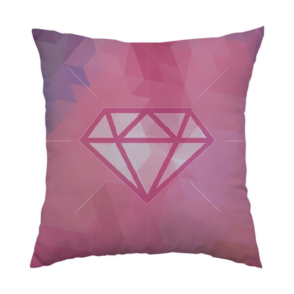 Vankúš Pink Diamond, 40x40 cm