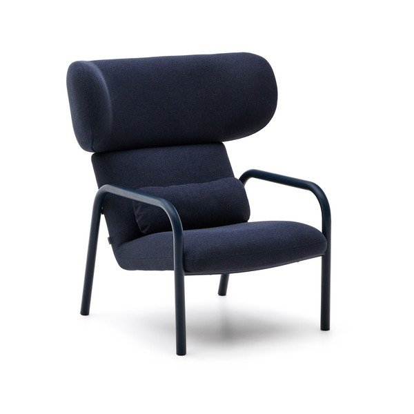 Tmavomodré kreslo Inari – Kave Home