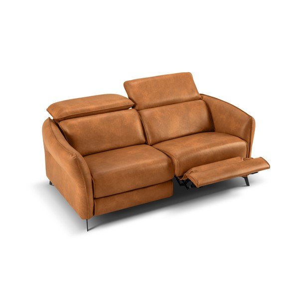 Svetlohnedá kožená pohovka 103 cm Hubble – Windsor & Co Sofas-image-4