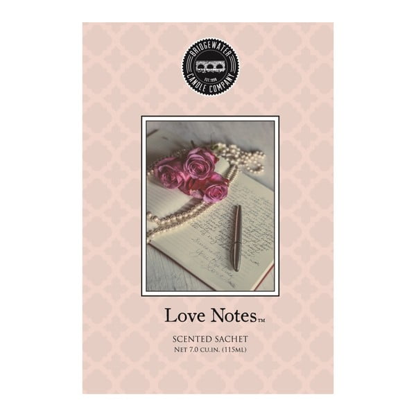 Vonné vrecko s vôňou bergamotu, ruže, orechov a pačuli Creative Tops Love Notes