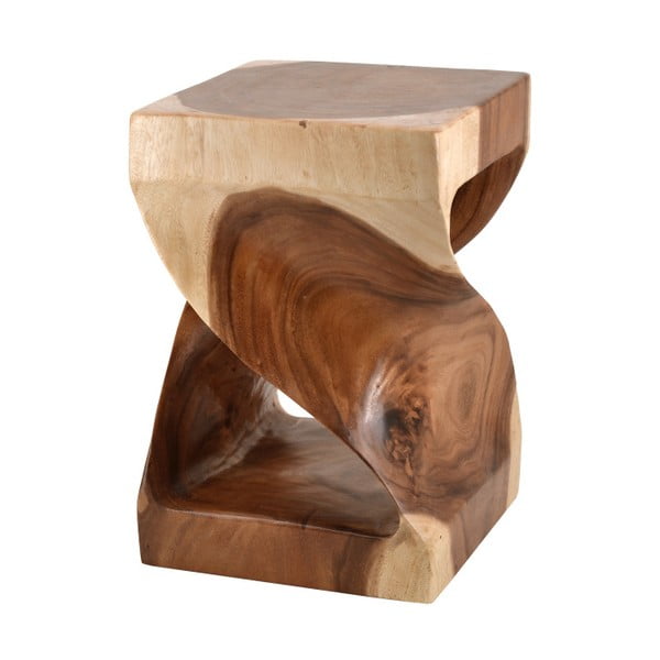 Drevená stolička Moycor Curved Log, výška 45 cm