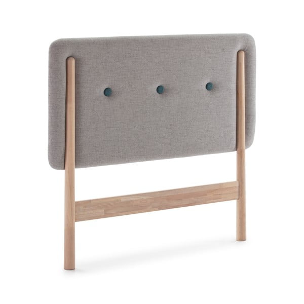 Sivé čelo postele Marckeric Annie, 120 x 109 cm-image-1