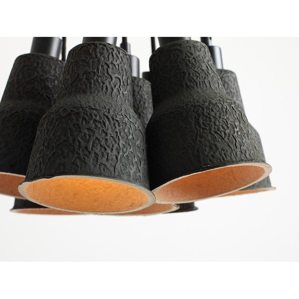 Čierne závesné svietidlo ø 32 cm Celulo – CustomForm-image-3
