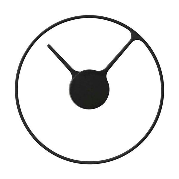 Čierne hodiny Stelton Ø 30 cm