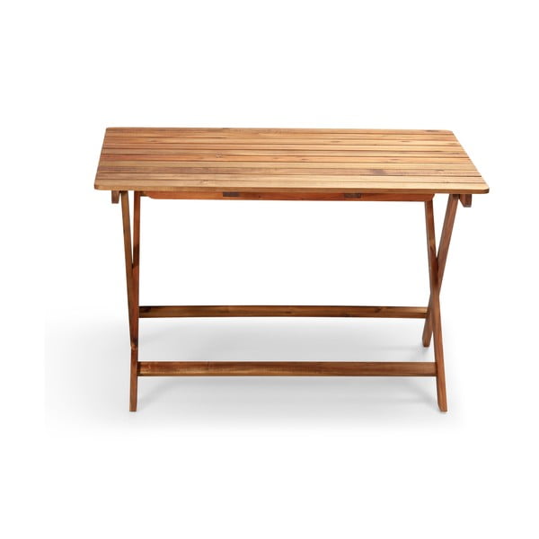 Záhradný stôl z akáciového dreva Bonami Essentials Natur, 88 x 114 cm-image-1