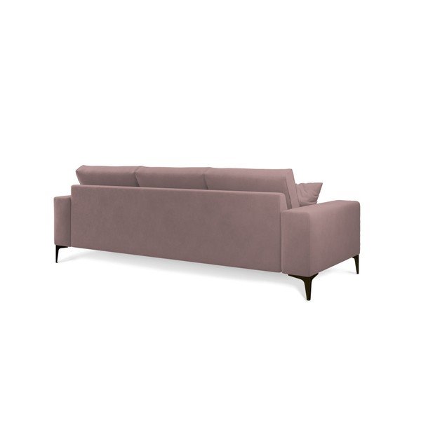 Púdrovoružová pohovka Cosmopolitan Design Lugano, 239 cm-image-2