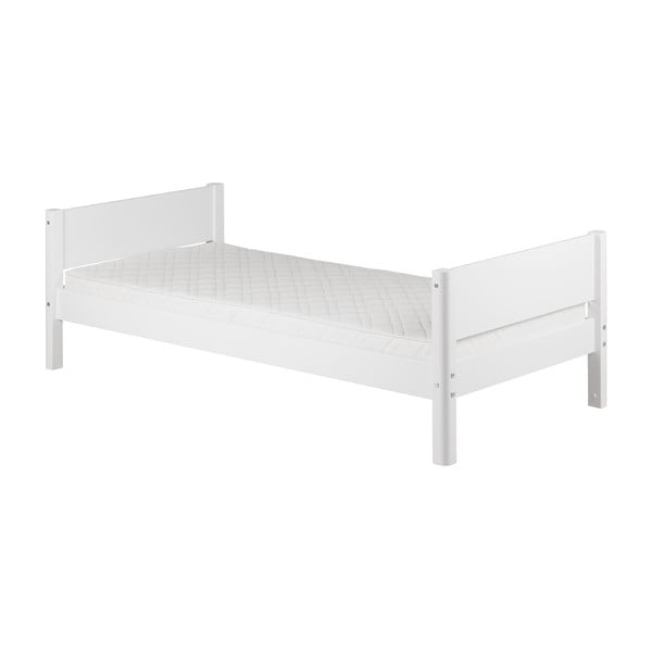 Biela detská posteľ Flexa White Single, 90 × 200 cm