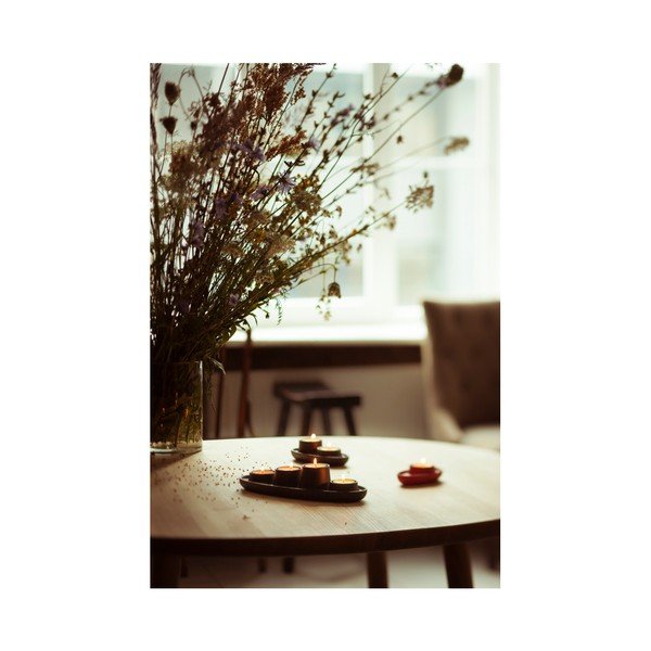 Svietnik vo vínovočervenej farbe EMKO Aye Aye Four Candles-image-1