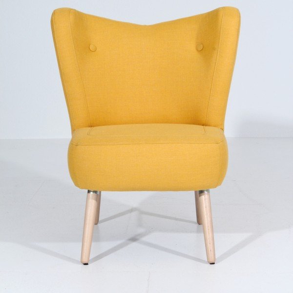 Žlté kreslo Max Winzer Sari-image-3